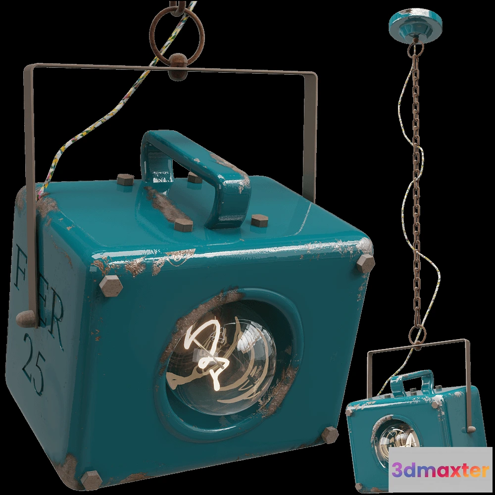 1648448 - Ferroluce - Pendant lamp C1650 3D Max