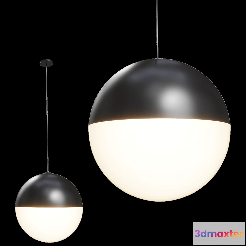 1648478 - FLOS - Pendant lamp String Sphere 3D Max