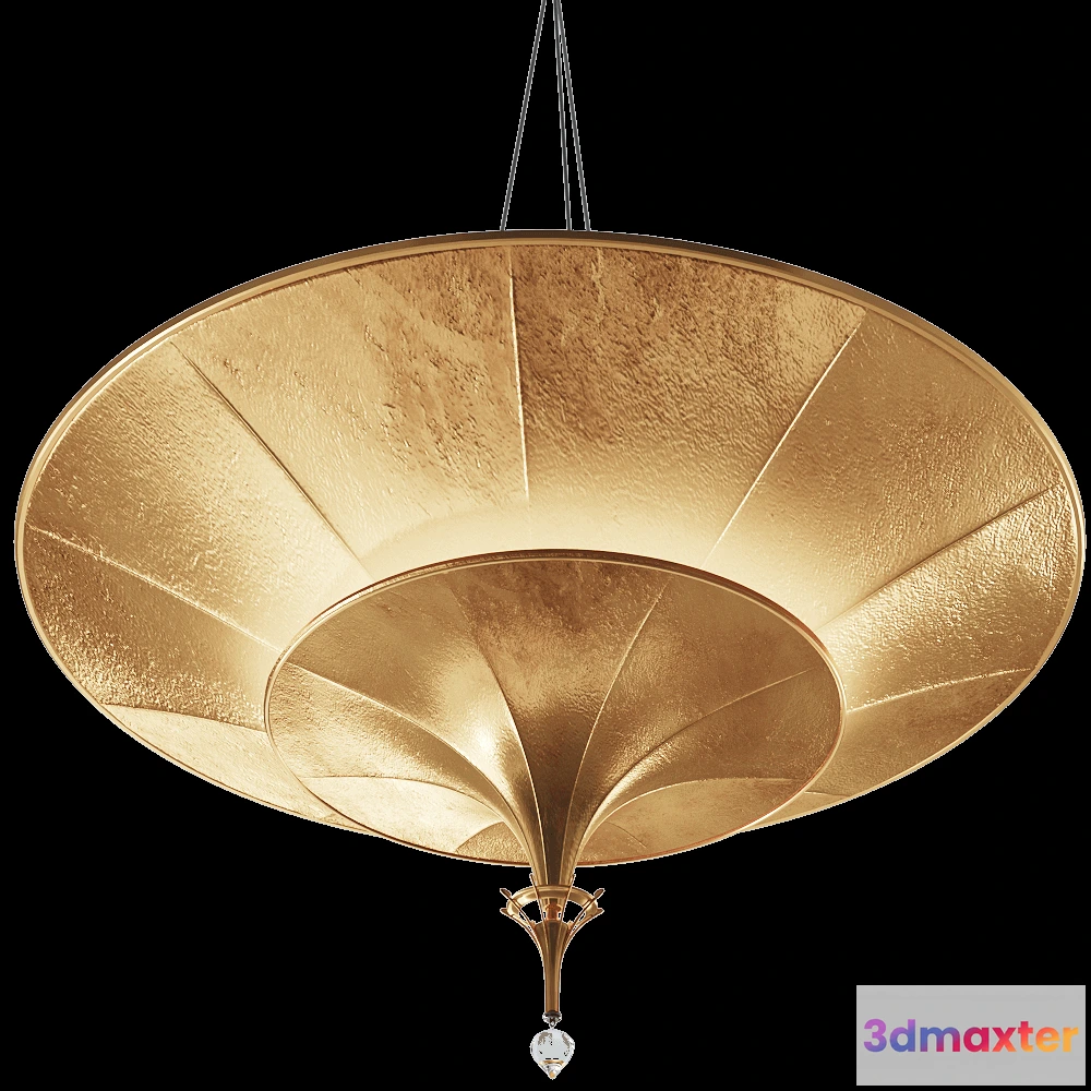 1648502 - Fortuny  - Chandelier Icaro 2 tiers 3D Max