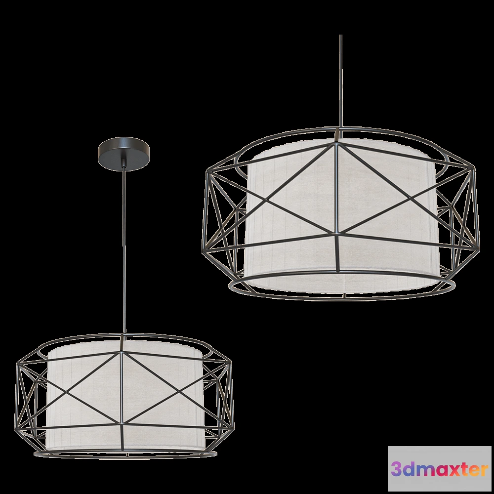 1648520 - Freya Light - Pendant lamp Mizar FR4313-PL-00-BL 3D Max