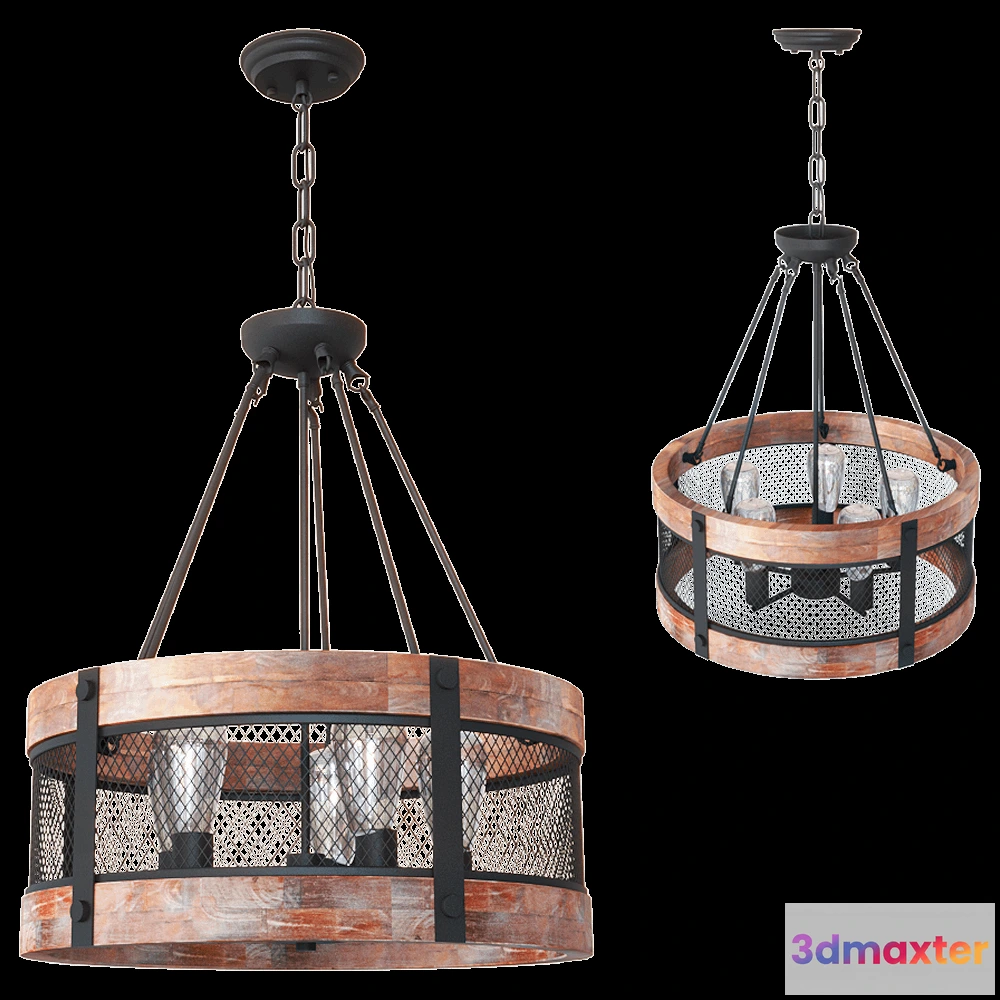 1648524 - Freya Light - Chandelier Vittoria FR4561-PL-05-B 3D Max