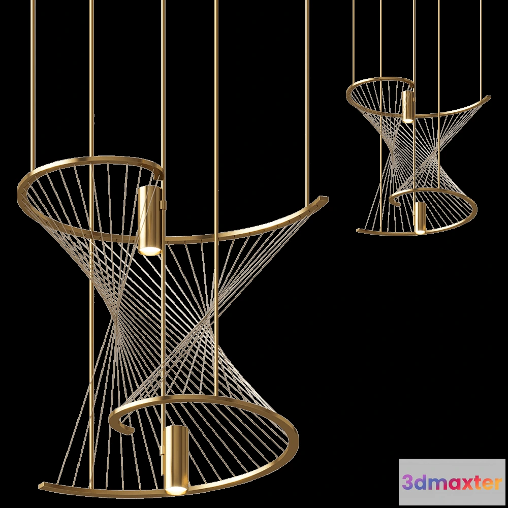 1648556 - García Requejo - Pendant lamp ELIPSE 3D Max