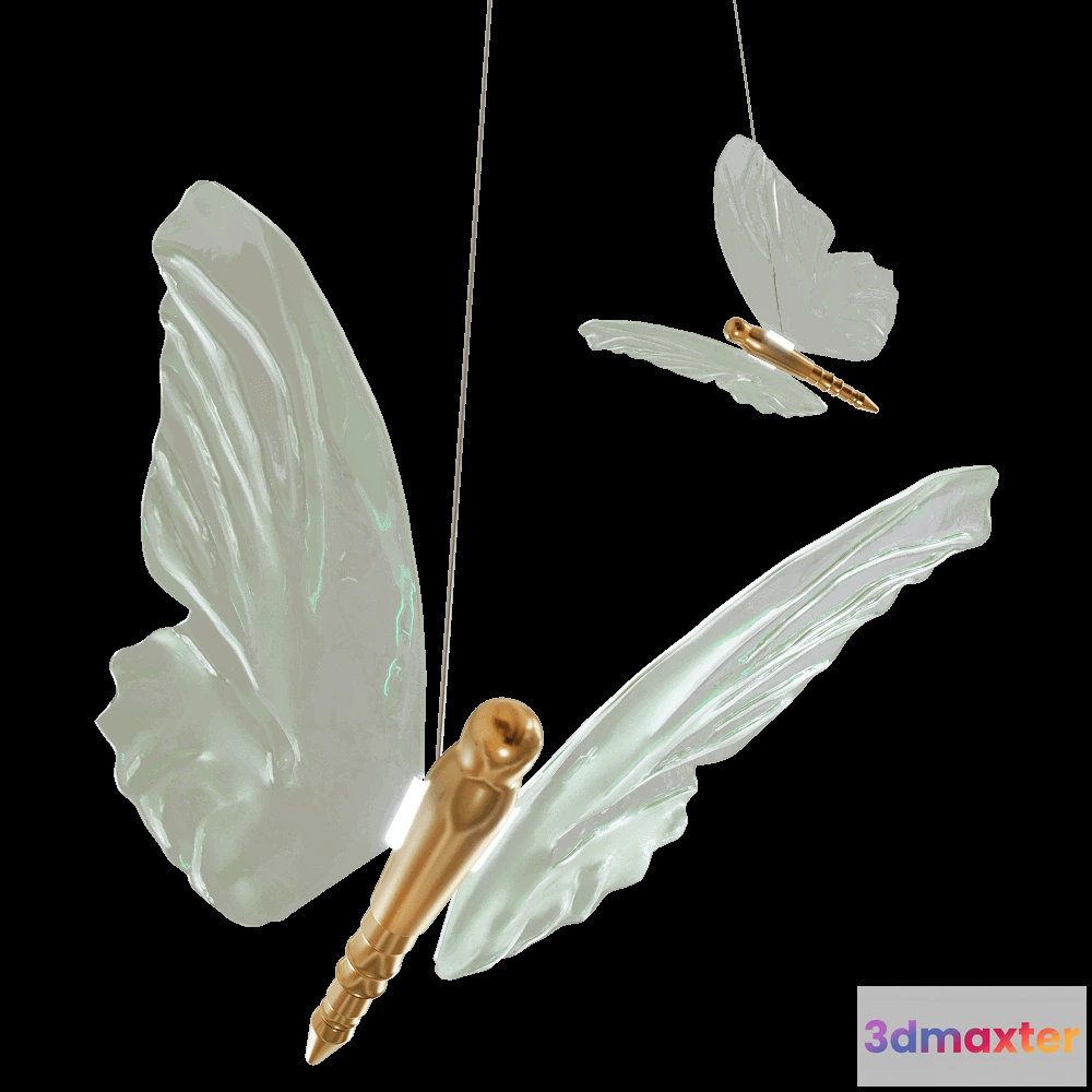 1648562 - García Requejo - Pendant lamp Mariposa 3D Max