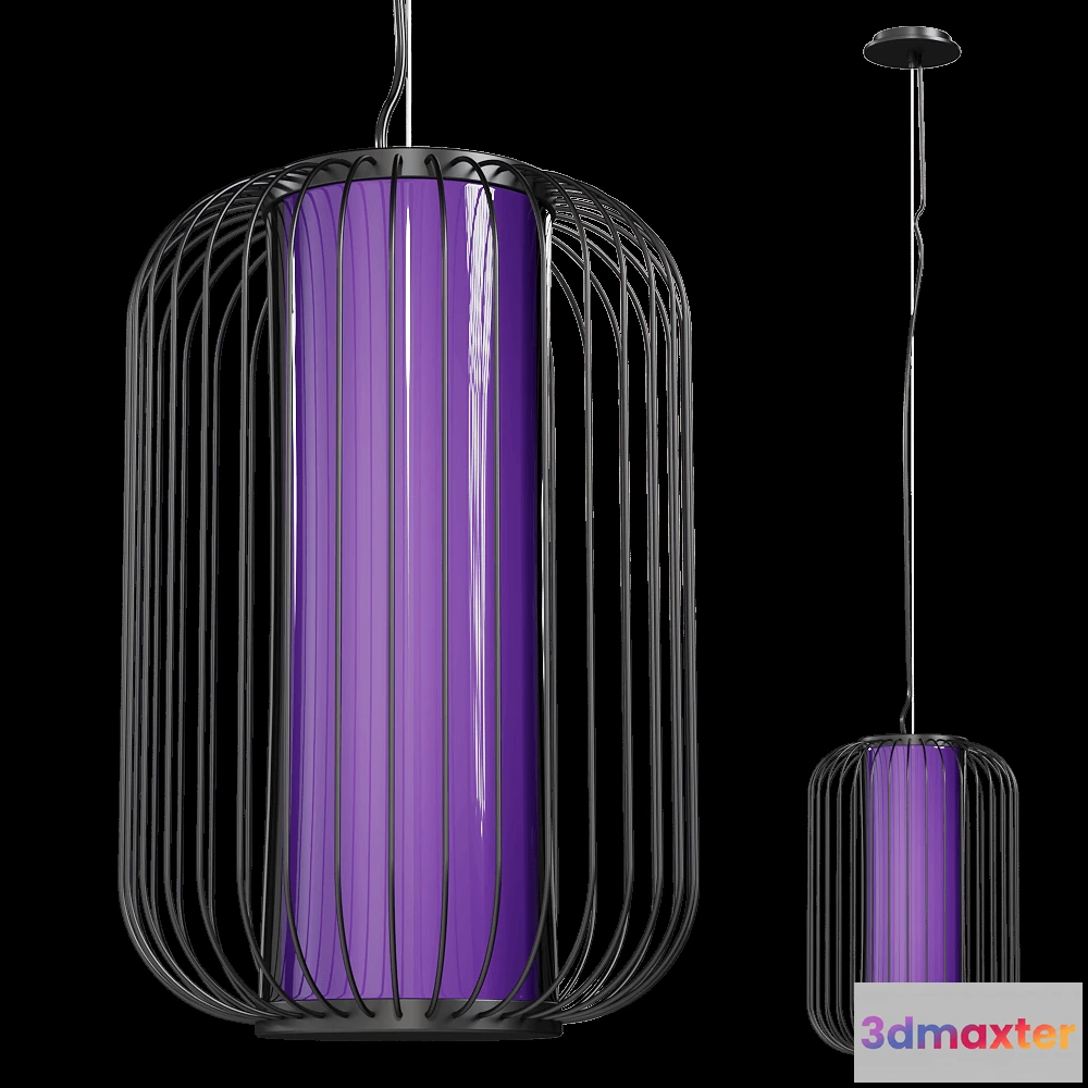 1648572 - García Requejo - Pendant lamp Cage-00 3D Max