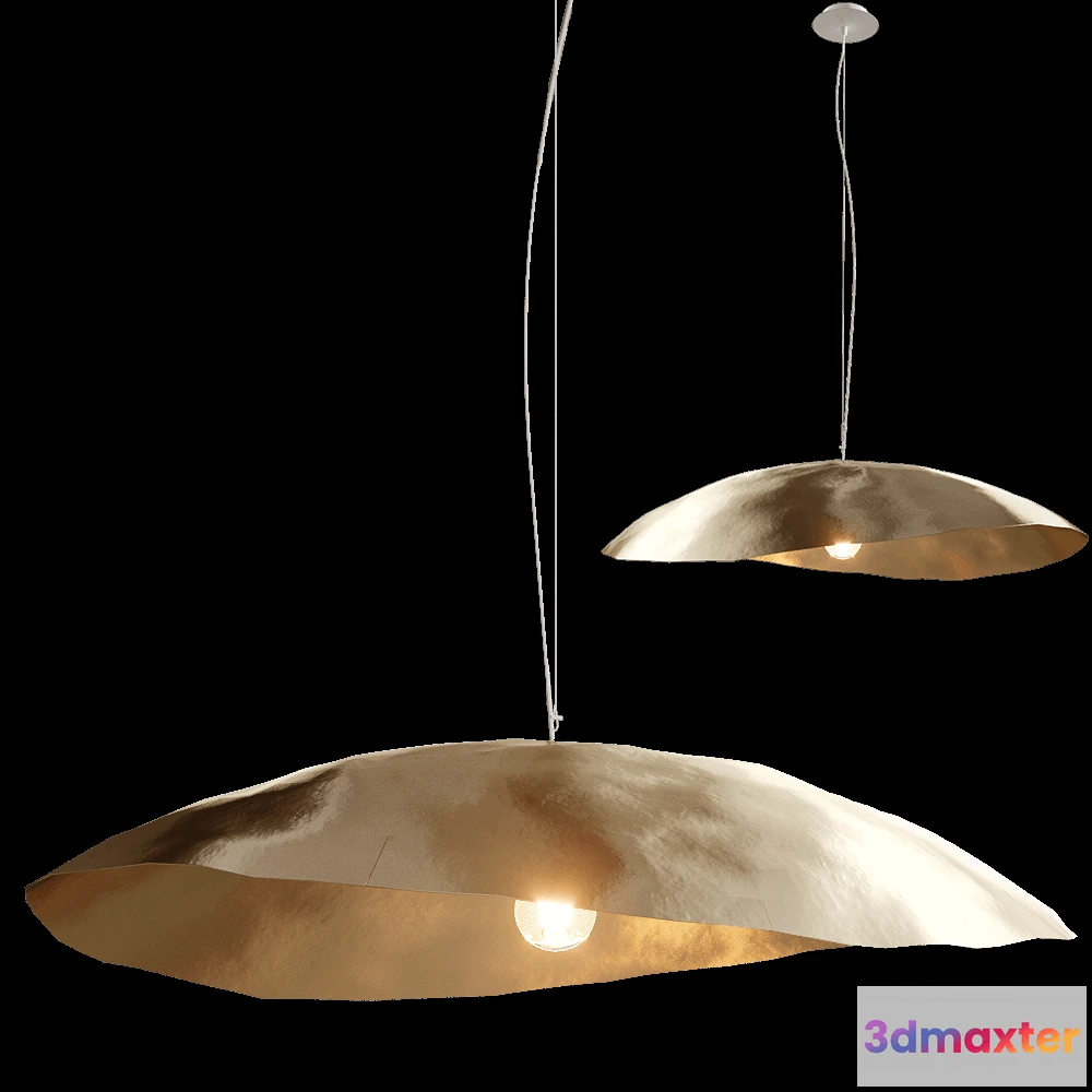 1648574 - Gervasoni - Pendnat lamp Brass 95 3D Max