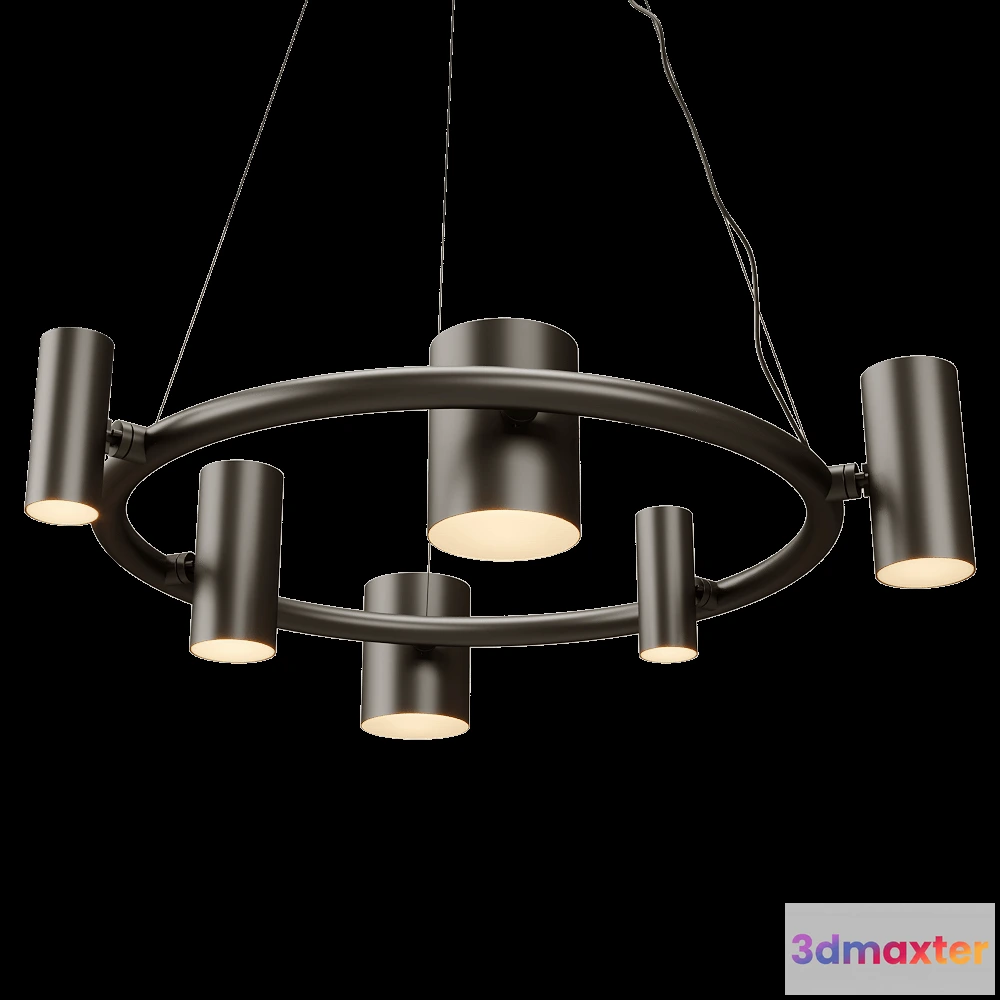 1648590 - GHIDINI1961 - Ceiling lamp Can Can Round 3D Max