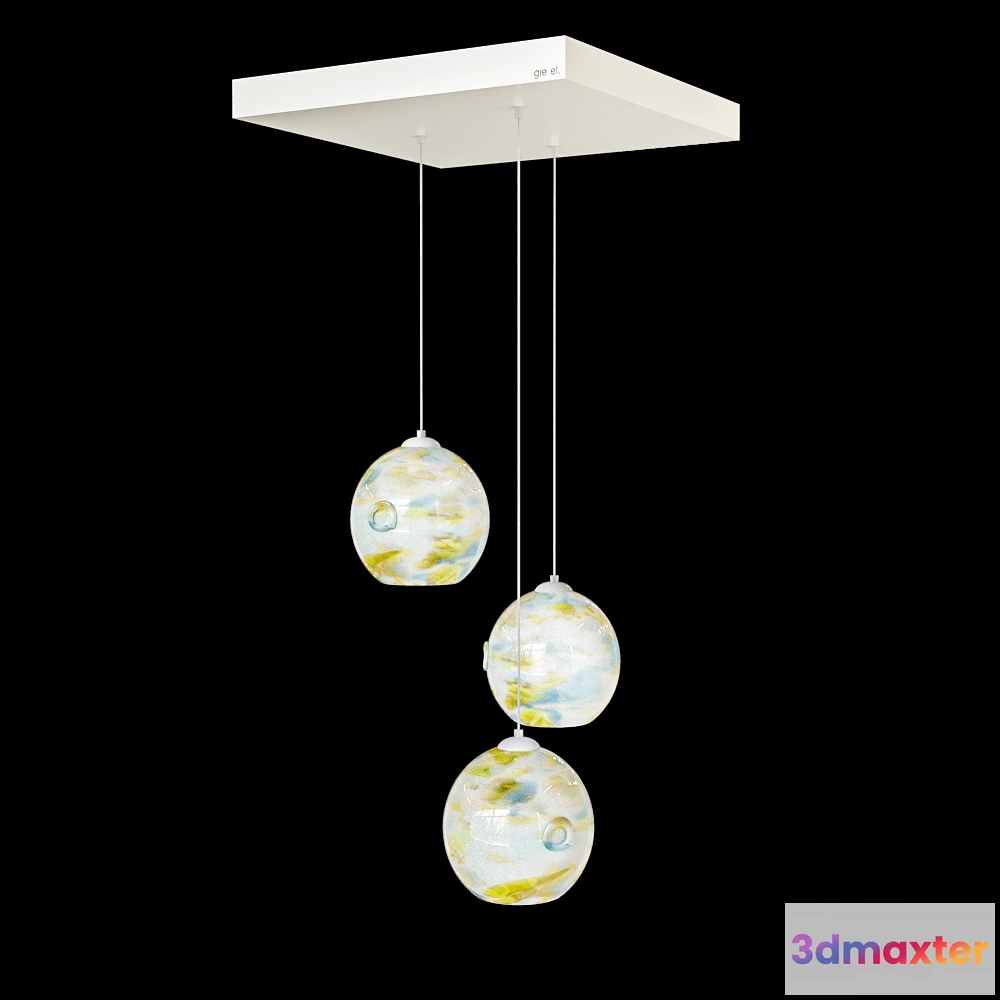 1648598 - Gie El  - Chandelier GALAXY 3 LGH0710 3D Max