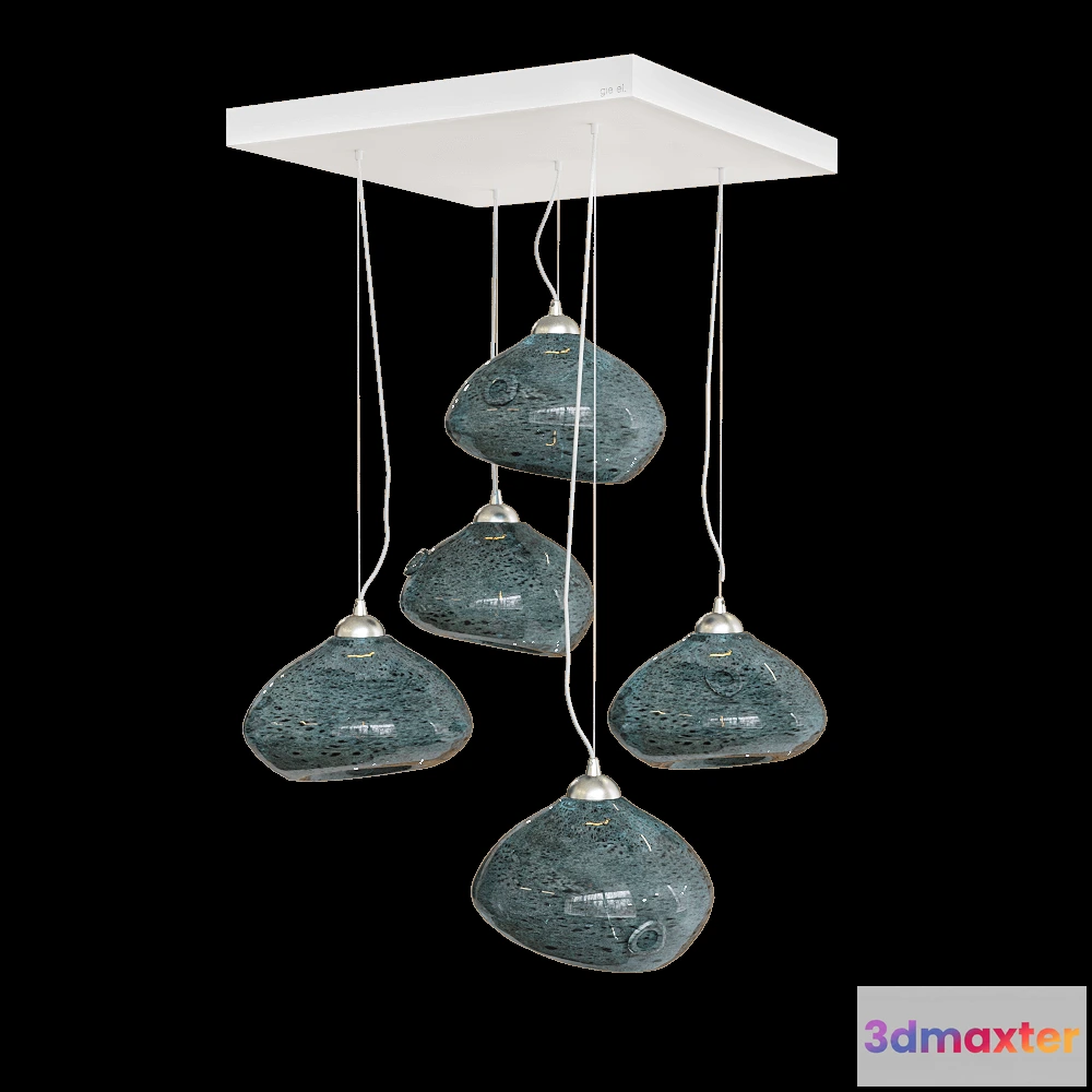 1648608 - Gie El  - Chandelier Meduse LGH0701 3D Max