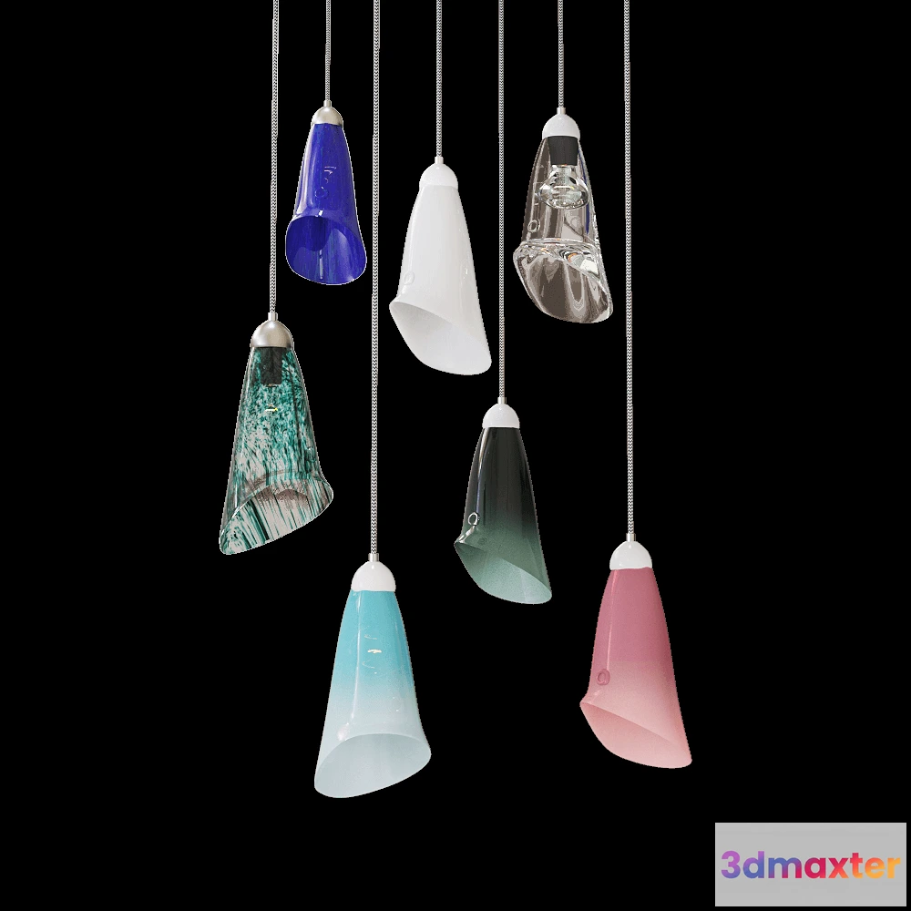 1648644 - Gie El  - Pendant lamp HORN LGH0260 3D Max