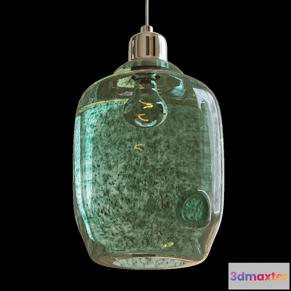 1648648 - Gie El  - Pendant lamp Bee LGH0061 turquoise 3D Max