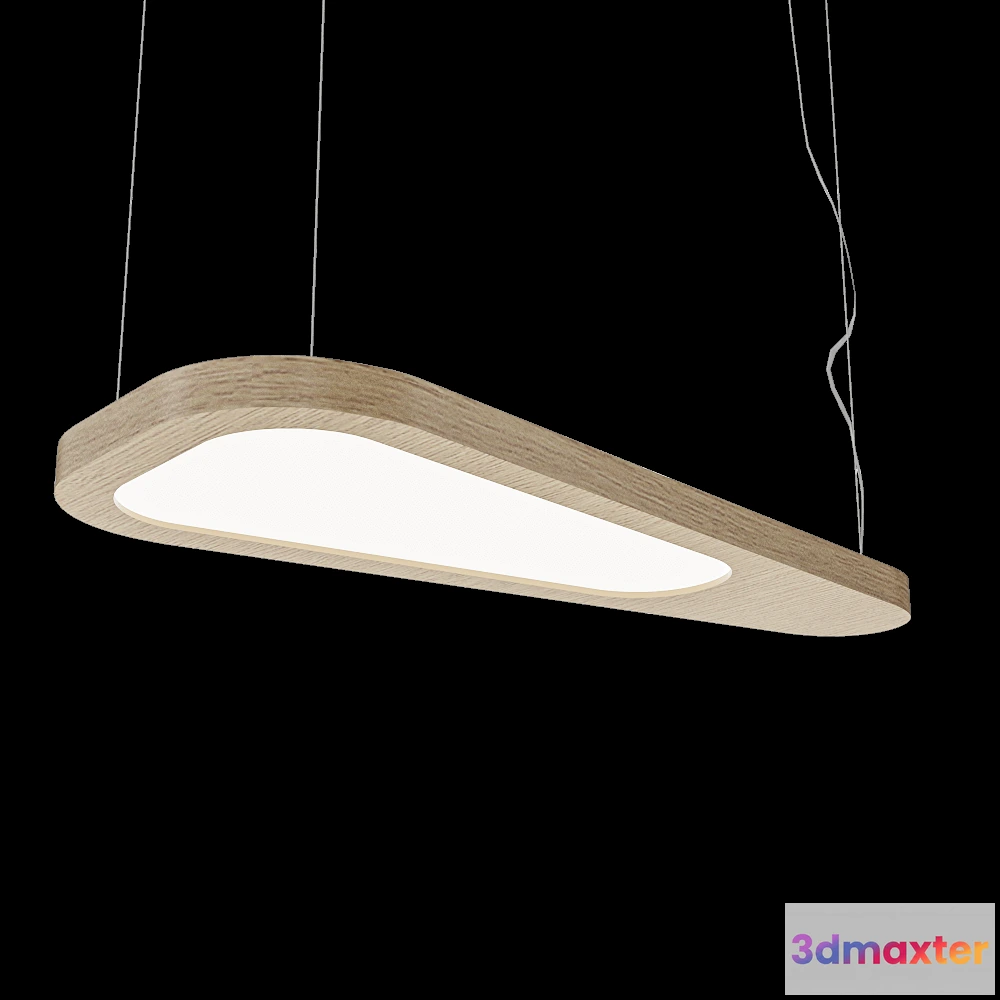 1648658 - Gie El  - Pendant lamp Avocado white LGH0651 3D Max