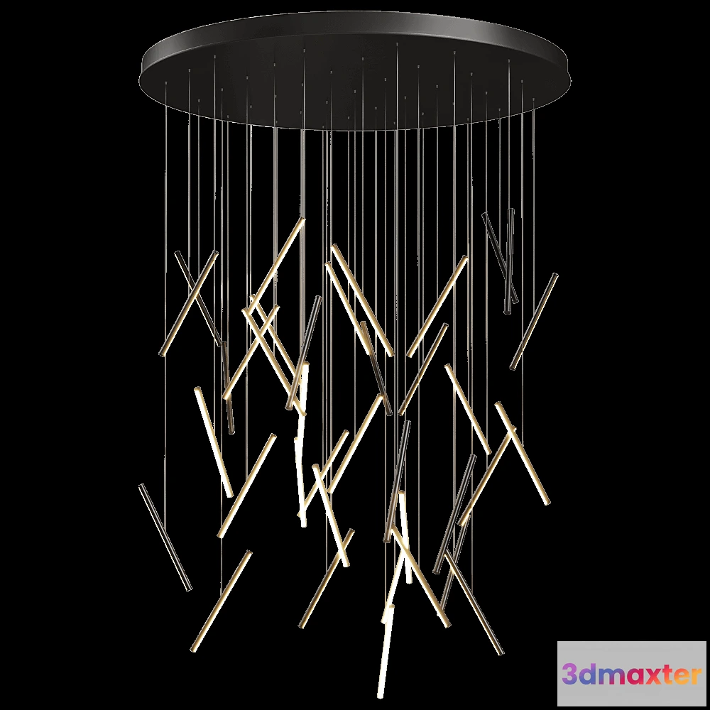 1648666 - GLODE - Chandelier SimpLumen Up Rand 3D Max