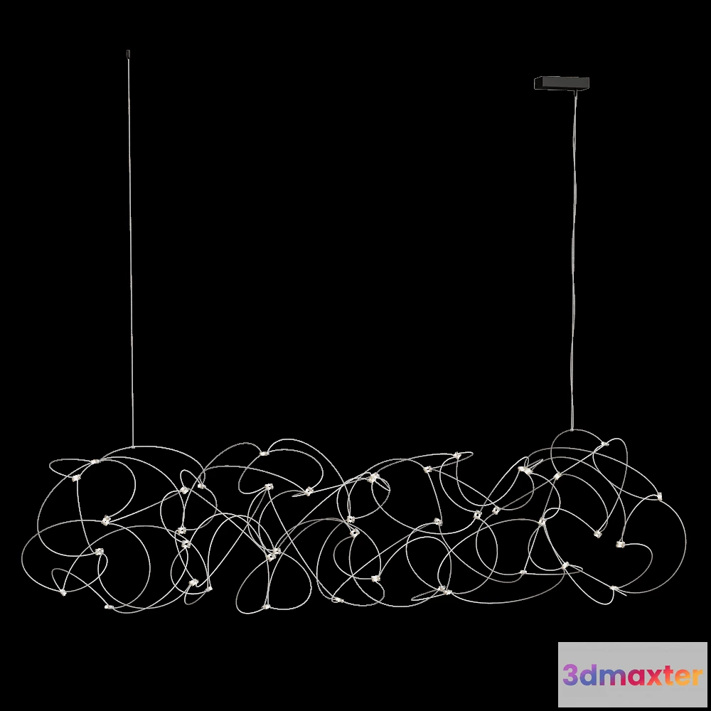 1648690 - GLODE - Chandelier Cluster Cloud 3D Max