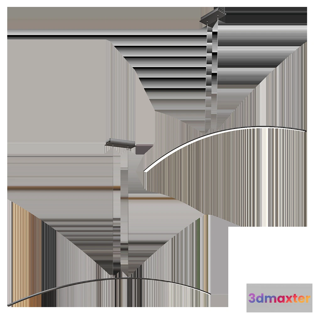 1648734 - GLODE - Chandelier ArcLamp 3D Max