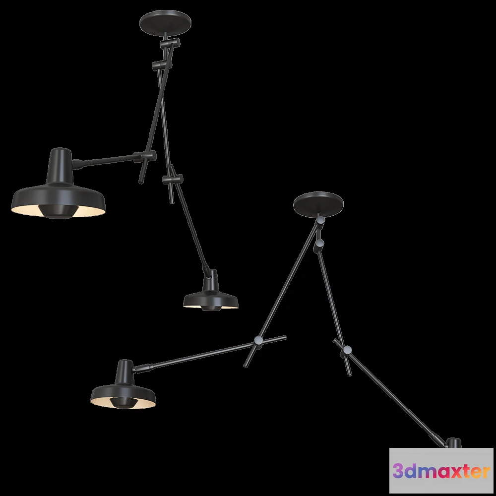 1648758 - Grupa - Ceiling lamp Arigato Double 3D Max