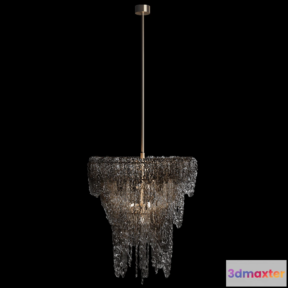 1648766 - HANI - Pendant lamp BLACK SPACE BIG 3D Max