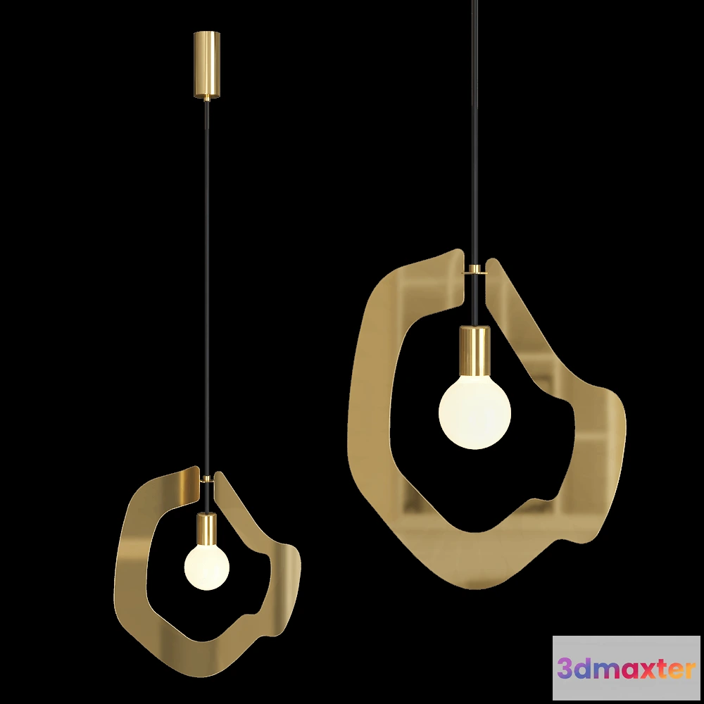 1648808 - HIND RABII - Pendant lamp Esprit Ya Ya 1 3D Max