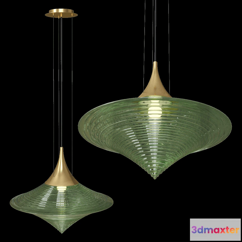 1648810 - HIND RABII - Pendant lamp Disca L 3D Max