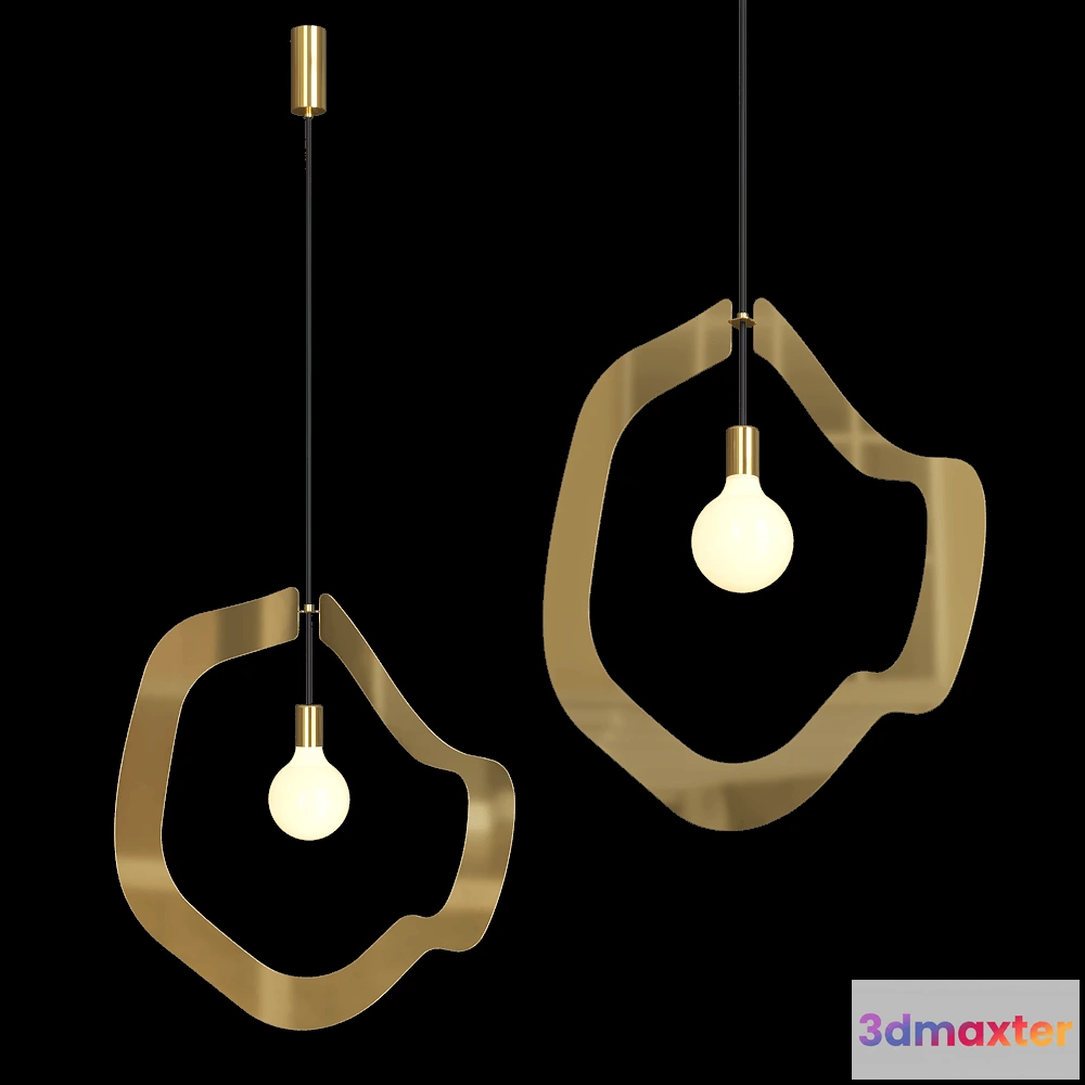 1648818 - HIND RABII - Pendant lamp Esprit Ya Ya 70 3D Max