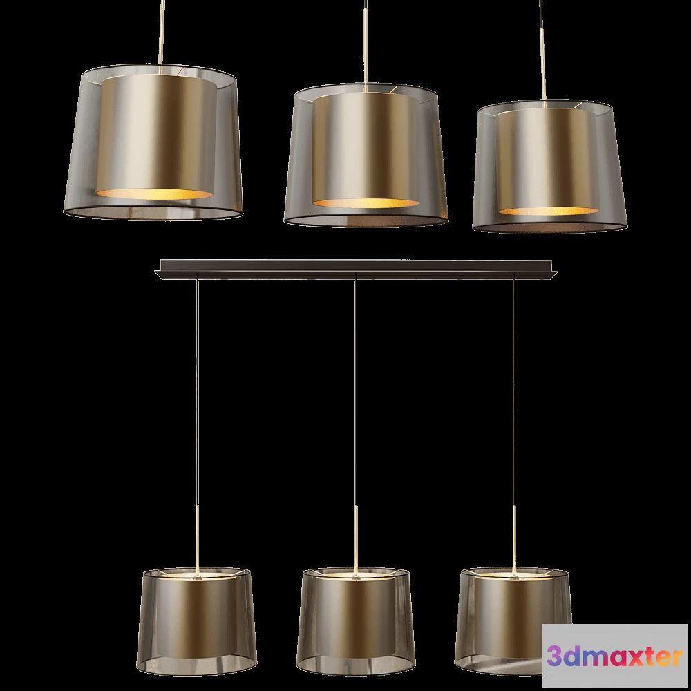 1648854 - HIND RABII - Ceiling lamp HS3006 3D Max