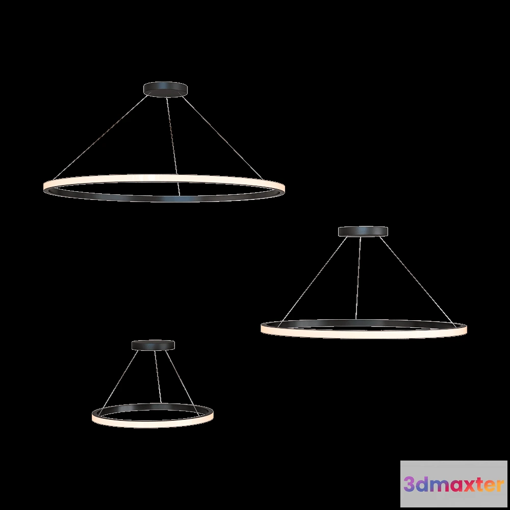 1648874 - HOKASU - Pendant lamp PL3 3D Max