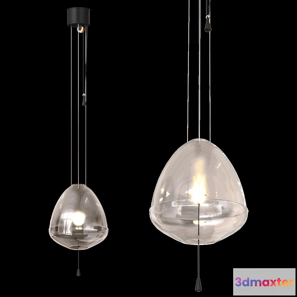 1648892 - Hollands Licht - Pendant lamp Limpid 3D Max