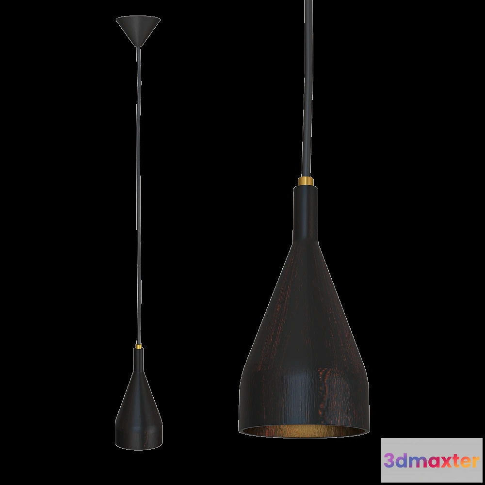 1648896 - Hollands Licht - Pendant lamp Timber 3D Max