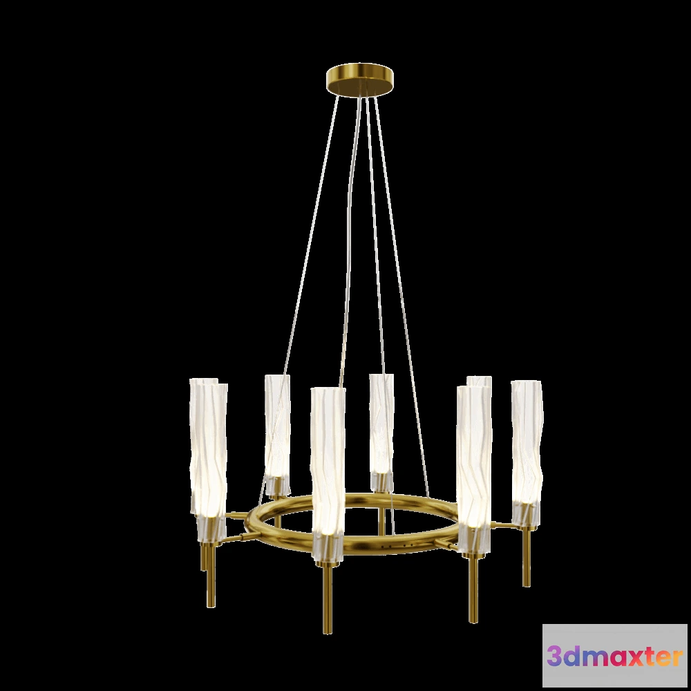 1648914 - IDL Italian Design Lighting - Chandelier Bamboo Suspension 49712 3D Max