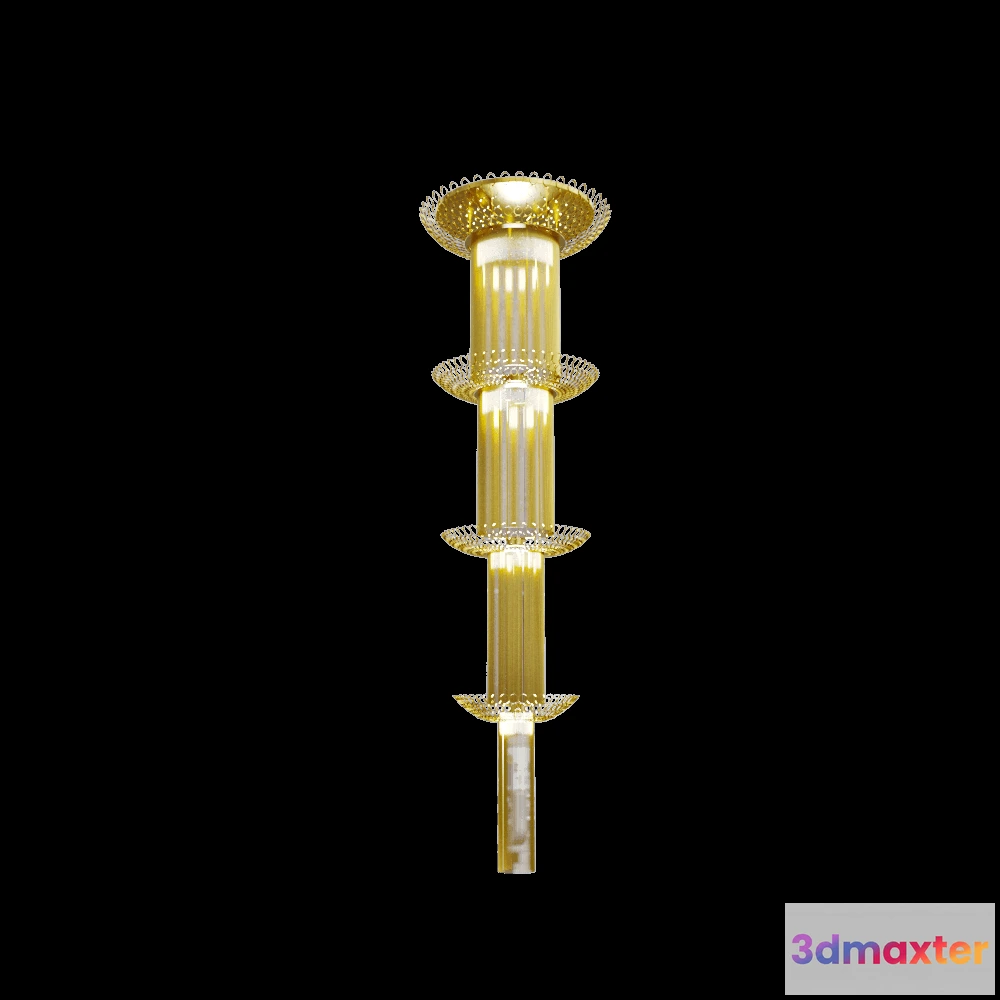 1648920 - IDL Italian Design Lighting - Chandelier Chrysalis 44827 3D Max