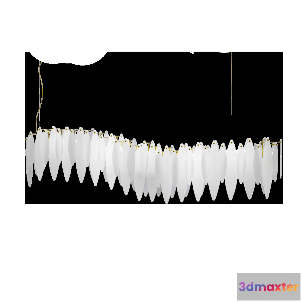 1648924 - IDL Italian Design Lighting - Chandelier Ice Rain 50812 3D Max