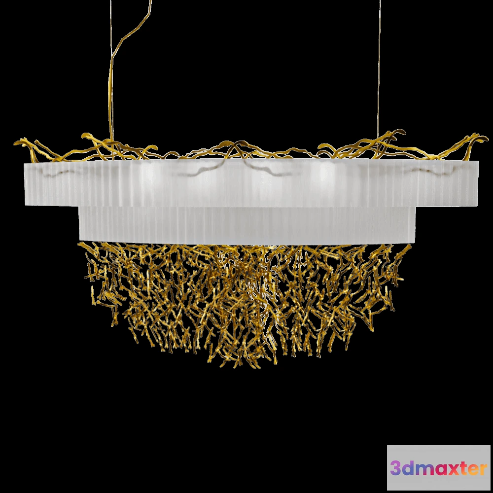 1648926 - IDL Italian Design Lighting - Chandelier Groovy 46312 3D Max