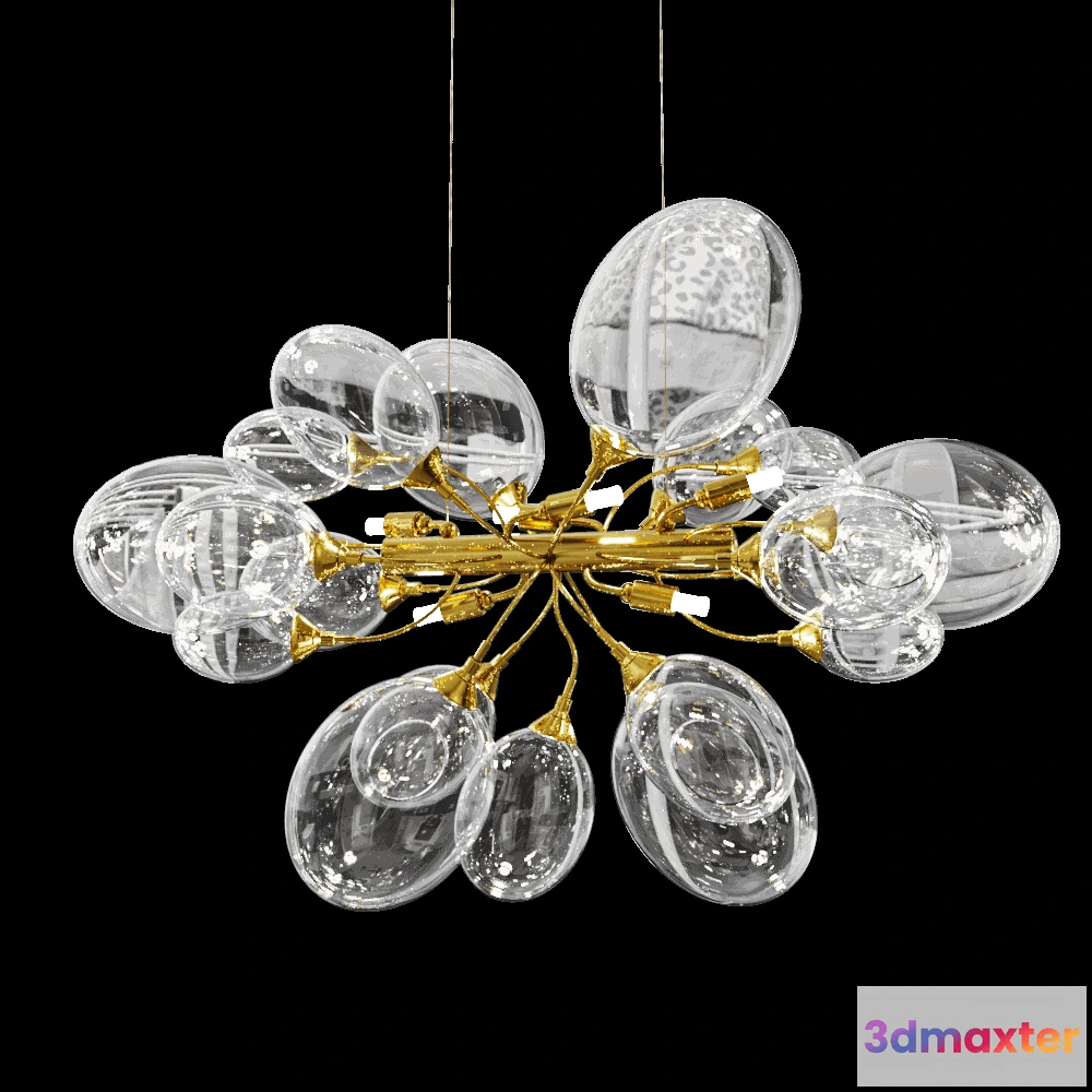 1648930 - IDL Italian Design Lighting - Chandelier Nuvola Suspension 3726S 3D Max