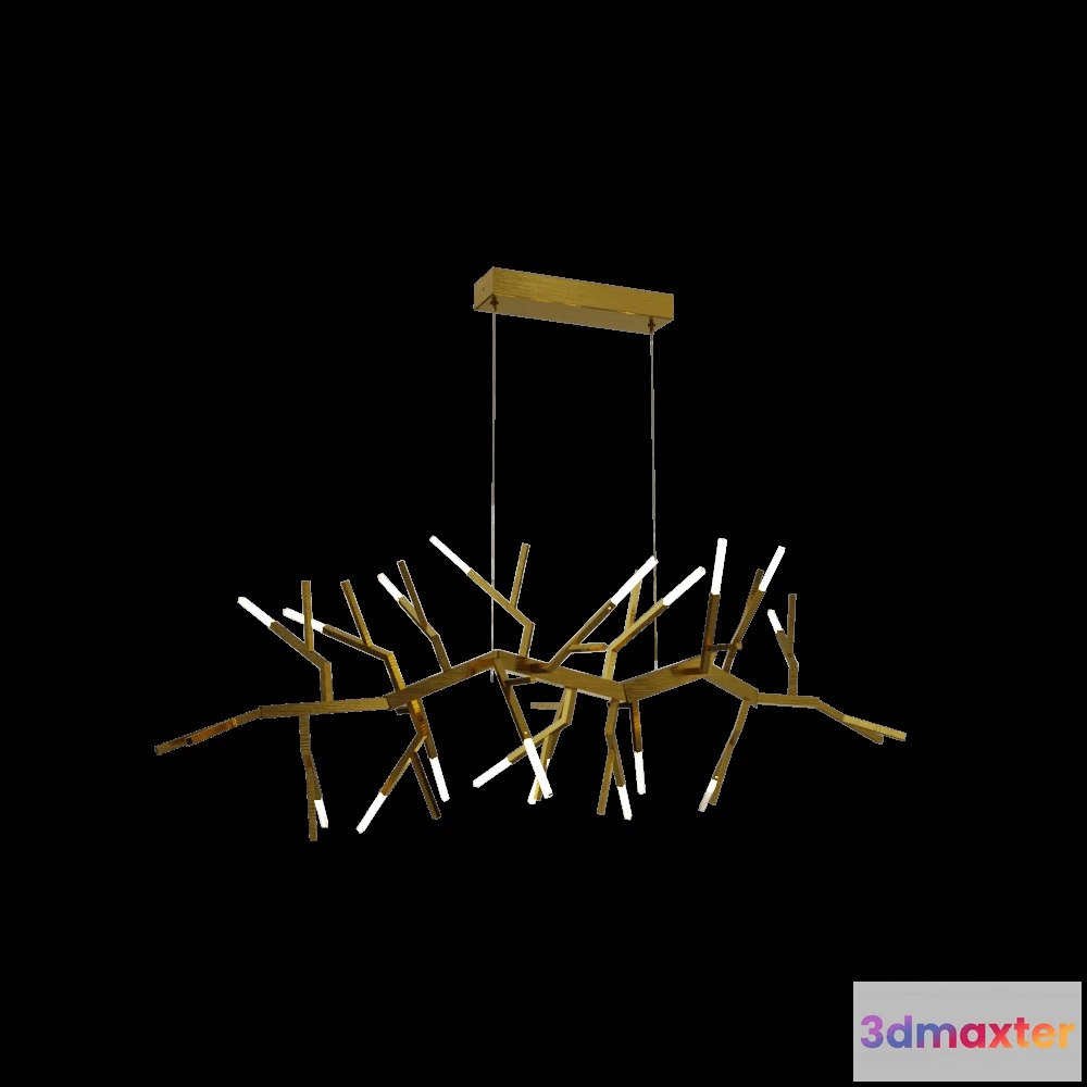 1648934 - IDL Italian Design Lighting - Acropora Chandelier 65020 3D Max