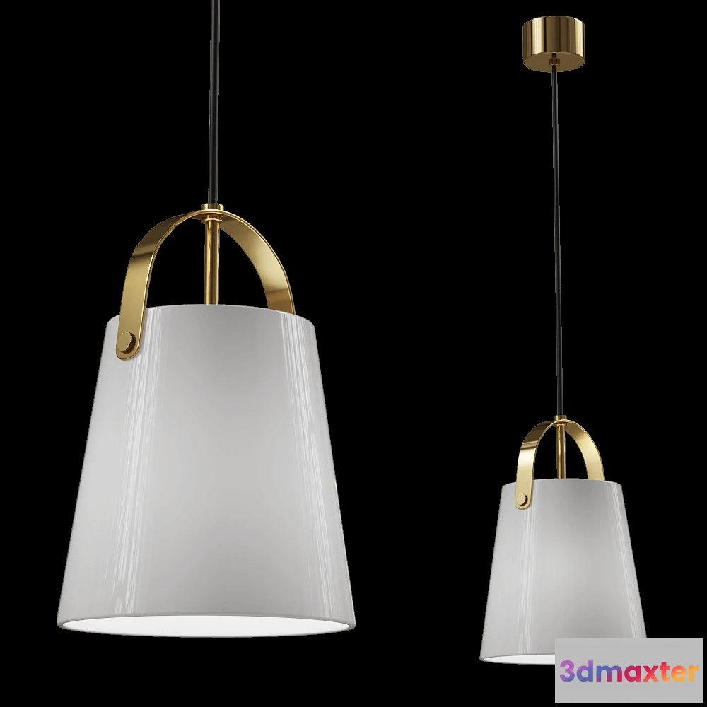 1648952 - Il Fanale - Pendant lamp Bell 287.01.ONB 3D Max