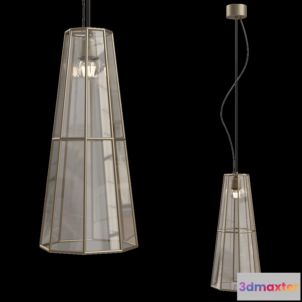 1648958 - Il Fanale - Pendant lamp Rilegato MEDINATCE 3D Max
