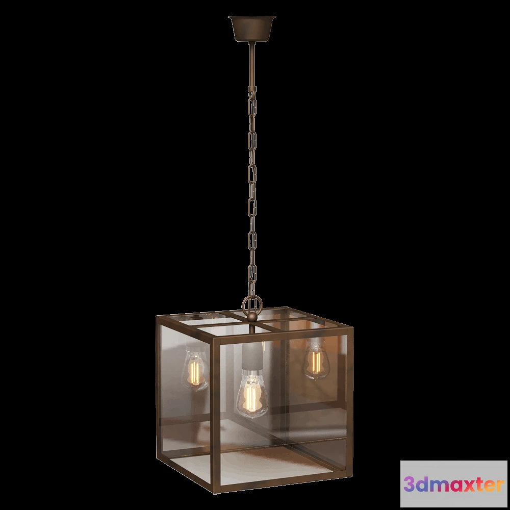 1648968 - Il Fanale - Pendant lamp London 205.02.FF 3D Max