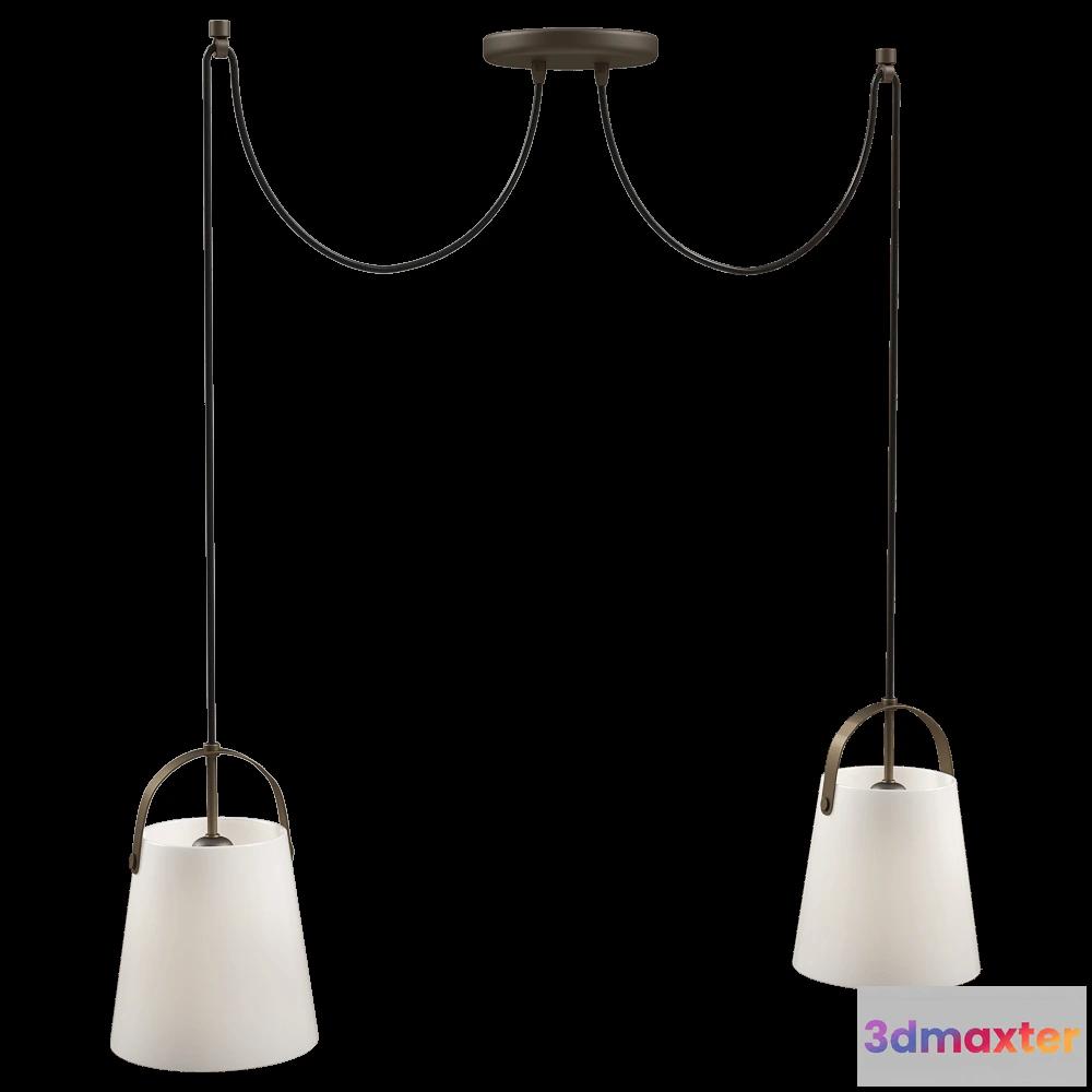 1648976 - Il Fanale - Pendant lamp Bell 287.10.ONB 3D Max
