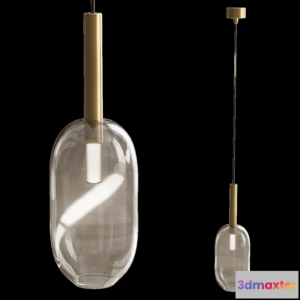 1648992 - Il Fanale - Pendant lamp Alchimia 277.05.ONT 3D Max