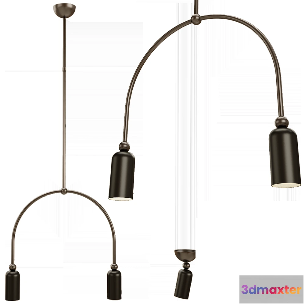 1648994 - Il Fanale - Pendant lamp Madame 288.03 3D Max