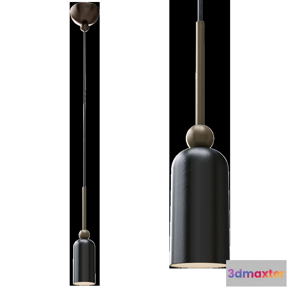 1648998 - Il Fanale - Ceiling lamp Madame 3D Max