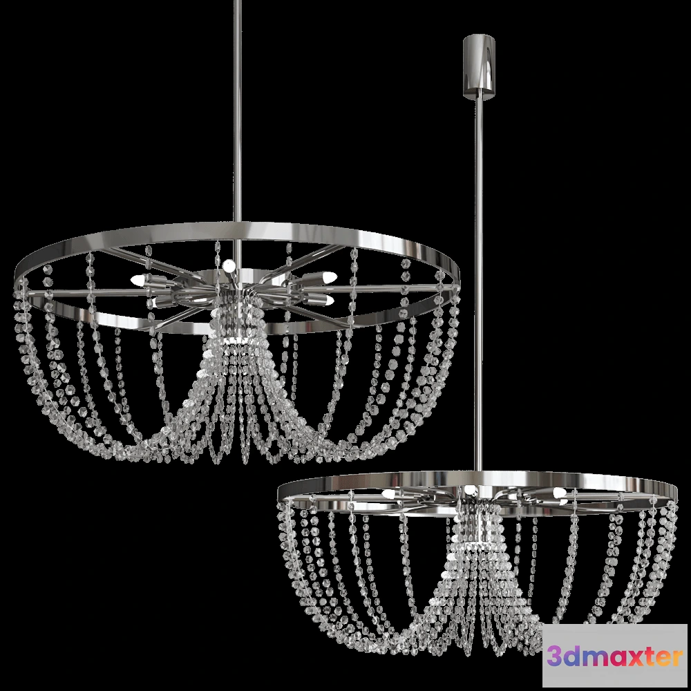 1649012 - ILFARI - Pendant lamp Mellow around 3D Max