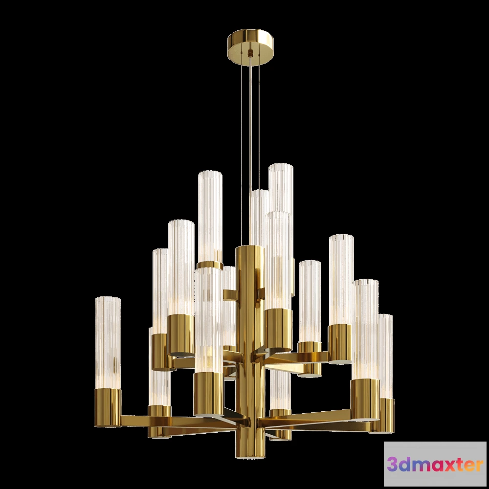 1649018 - ILFARI - Chandelier Infinity 15+1 3D Max