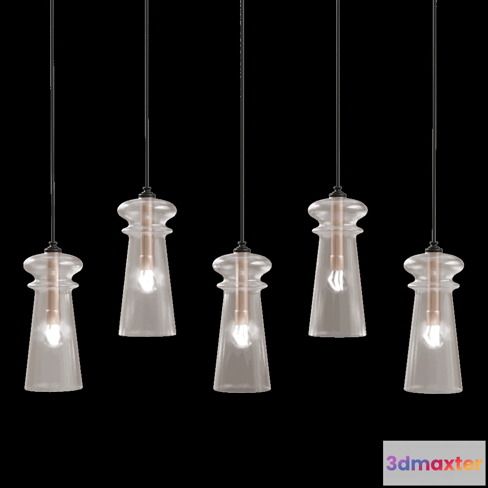 1649092 - Italamp - Pendant lamp Licio 5 3D Max