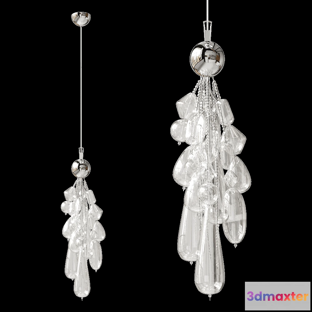 1649128 - Italamp - Pendant lamp Flut 4783 3D Max