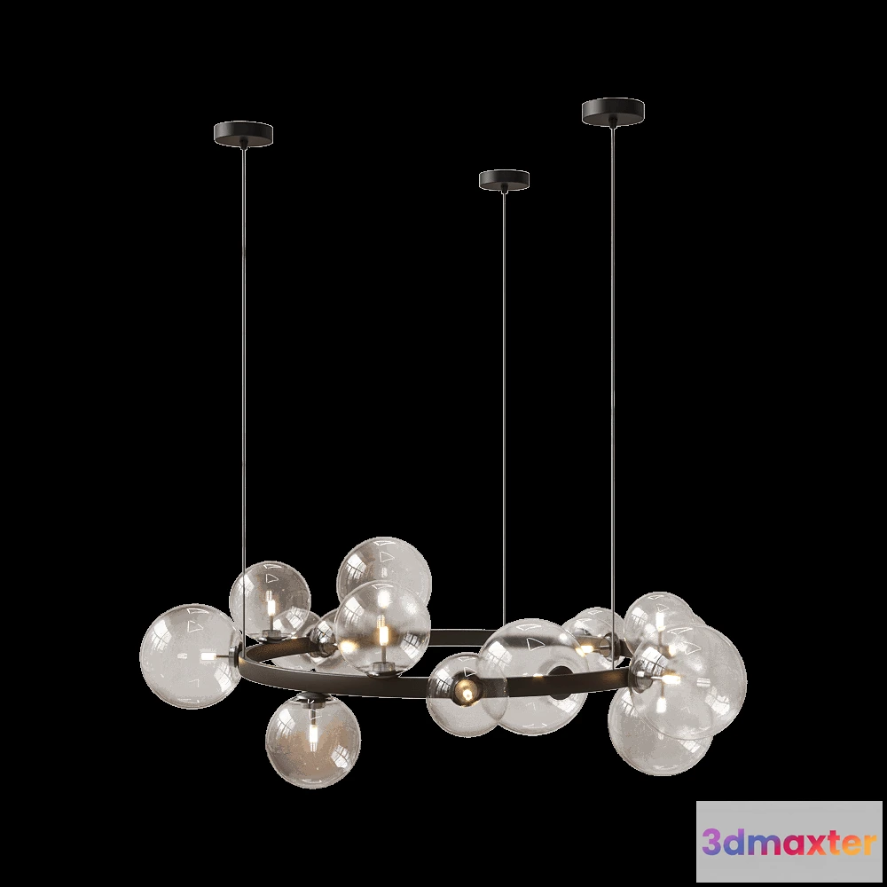 1649162 - Kink light - Chandelier Iona 07608-15A19 3D Max