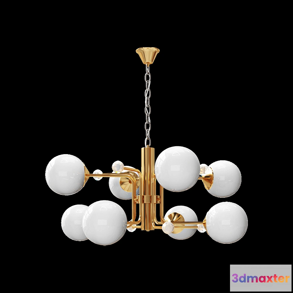 1649164 - Kink light - Chandelier Dénia 07633-8.20 3D Max