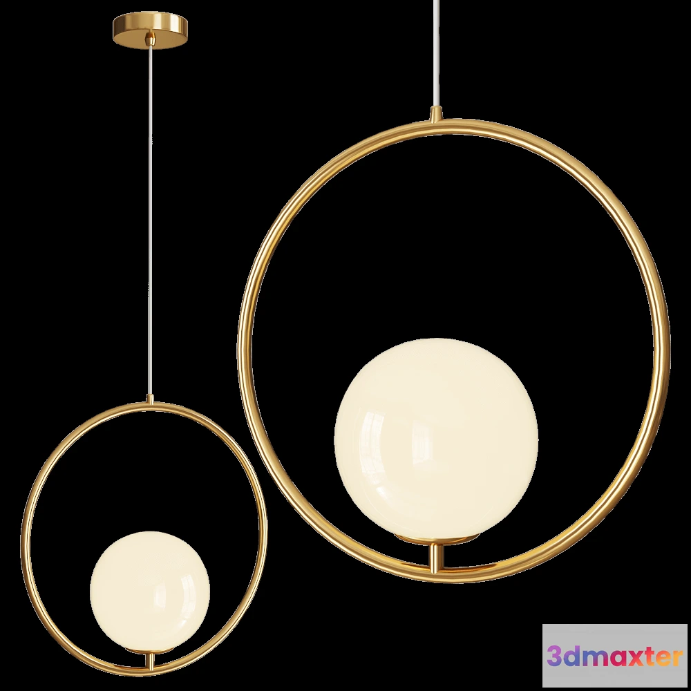 1649166 - Kink light - Pendant lamp Calla 07628-1A20 3D Max