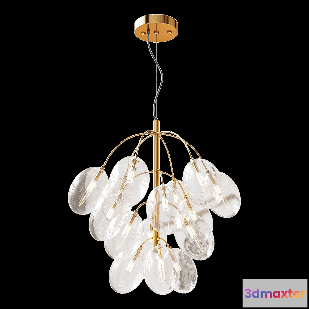 1649170 - Kink light - Chandelier Amos 07654-15 3D Max