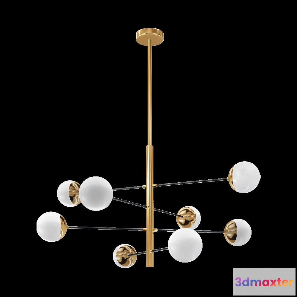 1649190 - Kink light - Chandelier Navia 07636-8.20 3D Max