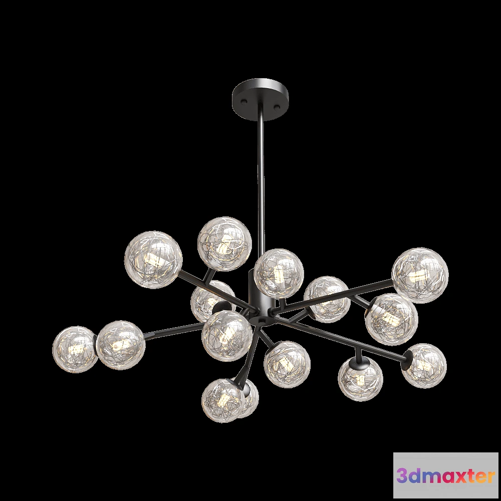 1649192 - Kink light - Chandelier Clivia 07644 3D Max